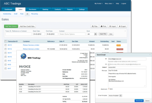 Screenshot of AccountsPortal's software
