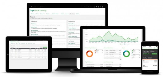 Sage One across mobile, tablet and computer devices