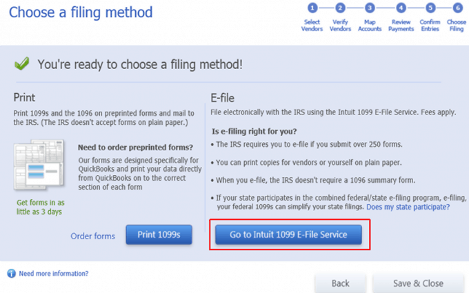 Choosing Filing Method in QuickBooks Online